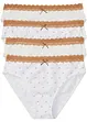 Maxislip met biologisch katoen (set van 4), bonprix