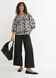 Gedessineerde blouse van katoen, bonprix