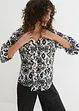 Gedessineerde blouse van katoen, bonprix