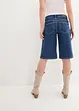 Wide leg jeans bermuda, mid waist, bonprix