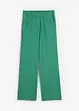 Wijde broek van gestructureerde jersey, high waist, bonprix