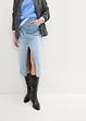 Stretch spijkerrok, midi lengte, John Baner JEANSWEAR