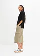 Boxy shirt met boothals, halflange mouw, bonprix