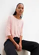 Boxy shirt met boothals, halflange mouw, bonprix