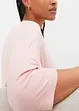 Boxy shirt met boothals, halflange mouw, bonprix