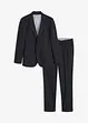 Pak met linnen, slim fit (2-dlg.), bonprix
