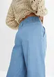 Wide leg jeans low waist, low stretch, bonprix