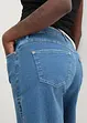 Wide leg jeans bermuda, mid waist, John Baner JEANSWEAR