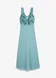 Maxi jurk met pailletten en borduursel, bonprix