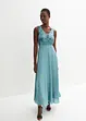 Maxi jurk met pailletten en borduursel, bonprix