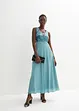 Maxi jurk met pailletten en borduursel, bonprix