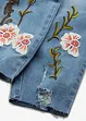 Jeans met borduursel, bonprix