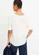 Shirt met ronde hals van zachte viscose, bonprix
