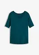 Shirt met ronde hals van zachte viscose, bonprix