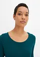 Shirt met ronde hals van zachte viscose, bonprix