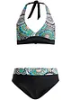 Halter bikini met gerecycled polyamide (2-dlg. set), bonprix