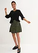 Korte high waist broekrok van zachte viscose, bonprix