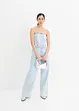 Flared jeans jumpsuit, RAINBOW