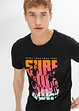 T-shirt van biologisch katoen, slim fit, bonprix