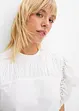 Shirt met broderie anglaise, bonprix