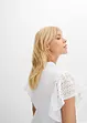 Shirt met broderie anglaise, bonprix