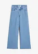 Wide leg jeans met high waist, cropped, bonprix