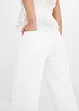 Wide leg jeans met high waist, cropped, bonprix