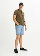 Lange instap jeans short, regular fit, John Baner JEANSWEAR