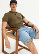 Lange instap jeans short, regular fit, John Baner JEANSWEAR