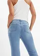 Stretch jeans met kanten boordjes, bonprix