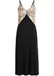 Lange slipdress met borduursel, bonprix