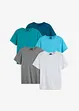 T-shirt (set van 5), bonprix