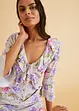 Crêpe jurk met volants, BODYFLIRT