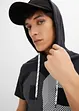 T-shirt met capuchon van dikke stof, bonprix