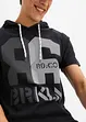 T-shirt met capuchon van dikke stof, bonprix