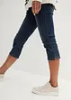 Slim fit jeans met mid waist, cropped, bonprix