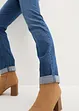Stretch jeans mid waist, straight, bonprix