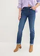 Stretch jeans mid waist, straight, bonprix