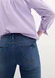 Stretch jeans mid waist, straight, bonprix