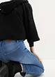 Comfort stretch 7/8 jeans met splitten, bonprix