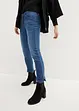 Comfort stretch 7/8 jeans met splitten, bonprix