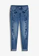 Slim fit jeans met mid waist, cropped, bonprix
