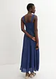 Maxi jurk met pailletten en borduursel, bonprix