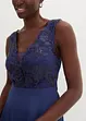 Maxi jurk met pailletten en borduursel, bonprix