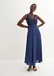 Maxi jurk met pailletten en borduursel, bonprix