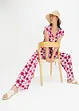 Jersey jumpsuit met korte mouwen, bonprix