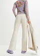 High waist linnen broek van een linnen-viscosemix, bonprix