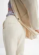 High waist linnen broek van een linnen-viscosemix, bonprix