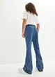 Meisjes jegging, flared, mid waist, bonprix