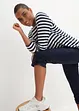 Capri broek van katoenmix met comfortband, bonprix
